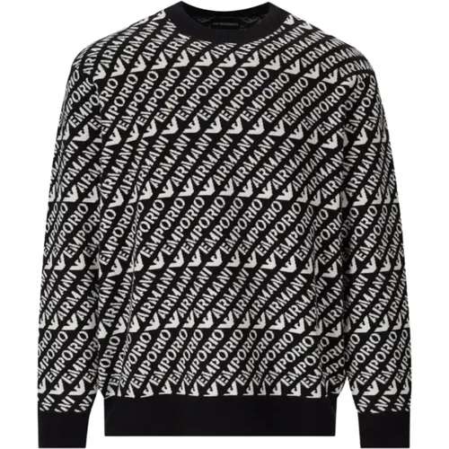 Stylischer Pullover , Herren, Größe: M - Emporio Armani - Modalova