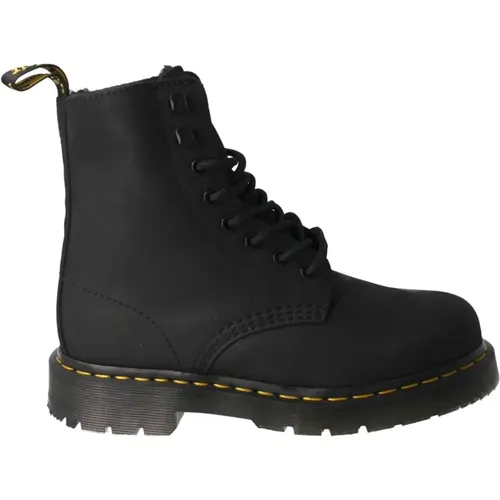 Schwarzer 1460 Pascal Unisex Stiefel , Herren, Größe: 39 EU - Dr. Martens - Modalova