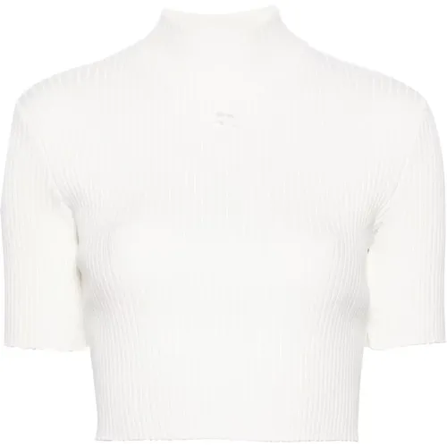 Stylisches Cropped Top für Frauen , Damen, Größe: M - Courrèges - Modalova