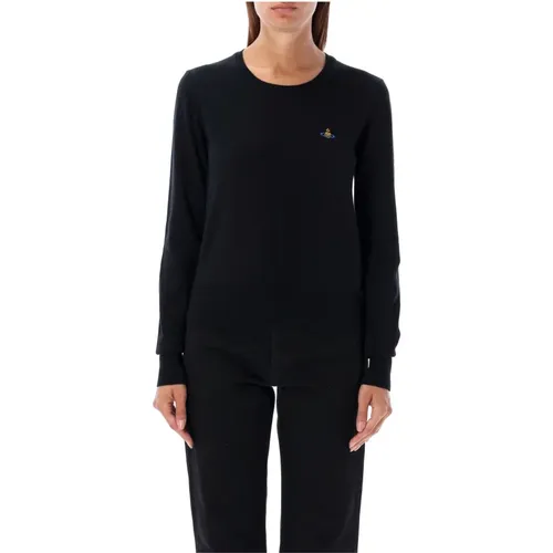 Schwarzer Strick Bea Pullover Aw24 , Damen, Größe: S - Vivienne Westwood - Modalova