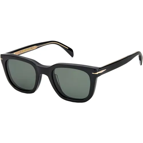 Schwarze/Klare Sonnenbrille mit Clip-On,David Beckham Brille DB 7043/CS,Sunglasses - Eyewear by David Beckham - Modalova