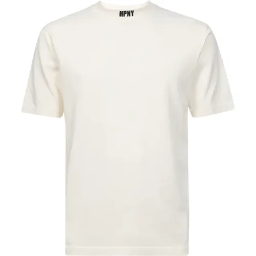 Cotton T-Shirt with Hpny Logo , male, Sizes: L, M - Heron Preston - Modalova