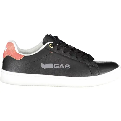 Sportliche Schwarze Schnürsneaker mit Logo , Herren, Größe: 44 EU - GAS - Modalova