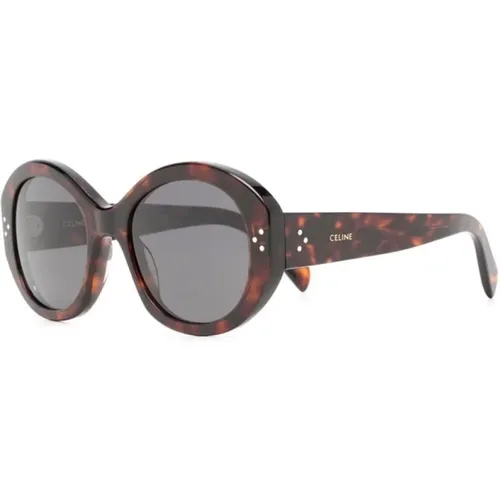 Braun/Havanna Sonnenbrille,Schwarze Ss23 Sonnenbrille für Damen,Schwarze Sonnenbrille für den täglichen Gebrauch - Celine - Modalova