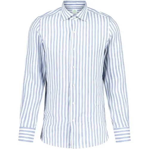 Gestreiftes Hemd Luigi Tokyo Shirt , Herren, Größe: L - Finamore - Modalova
