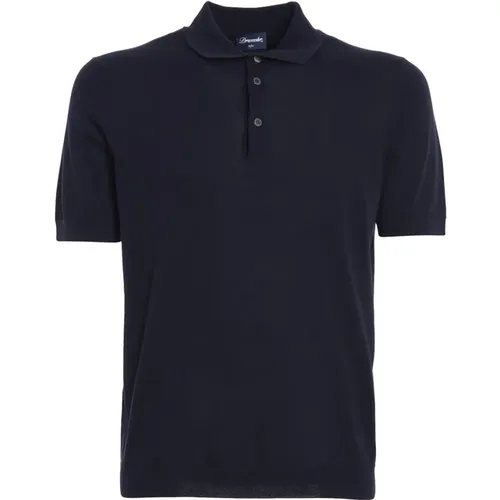 Geknöpftes Poloshirt , Herren, Größe: M - Drumohr - Modalova