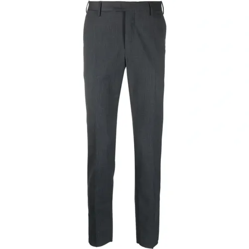 Tailored Wool Blend Grey Trousers , male, Sizes: L, XS, S, M - PT Torino - Modalova