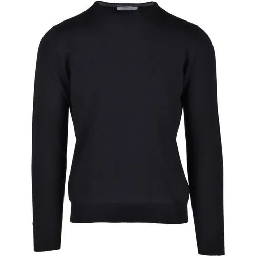 Leinen Baumwolle Strickpullover , Herren, Größe: 3XL - Gran Sasso - Modalova