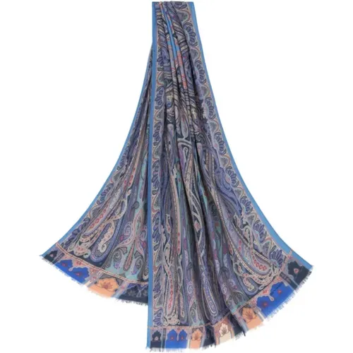 Paisley Print Scarf MultiColour , female, Sizes: ONE SIZE - ETRO - Modalova