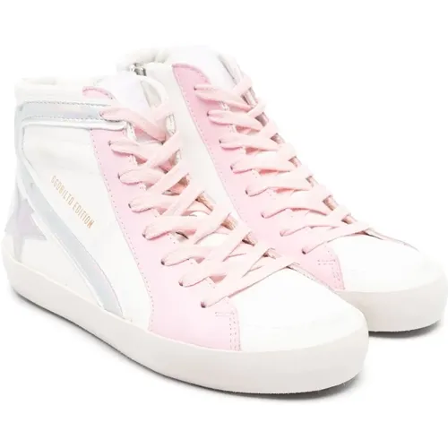 Weiße High-Top Iridescent Sneakers - Bonpoint - Modalova