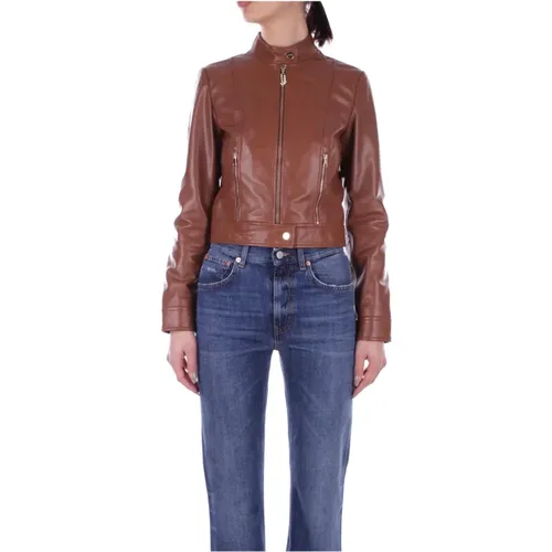 Leather Jackets , Damen, Größe: M - Liu Jo - Modalova