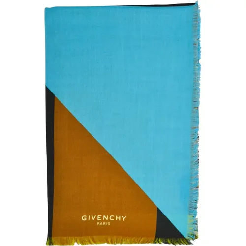 Geometrisches Flaggen-Design Schal , Herren, Größe: ONE Size - Givenchy - Modalova