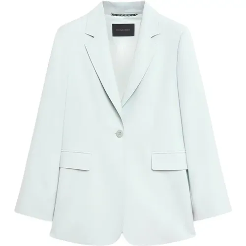 Maßgeschneiderter Blazer aus Stretch-Stoff , Damen, Größe: 6XL - Elena Mirò - Modalova