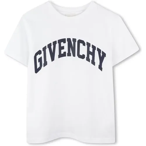 Kinder Weißes T-Shirt mit Logo-Druck - Givenchy - Modalova