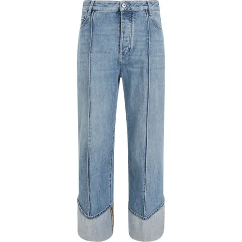 Cropped Jeans , Damen, Größe: 2XS - Bottega Veneta - Modalova