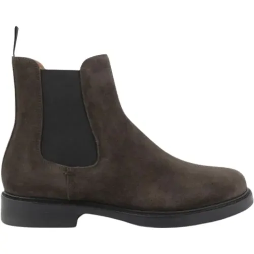 Suede Chelsea Boot with Rubber Sole , male, Sizes: 5 UK, 9 UK, 6 UK - Henderson Baracco - Modalova