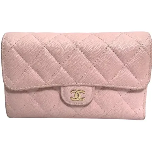 Pre-owned Leather wallets , female, Sizes: ONE SIZE - Chanel Vintage - Modalova