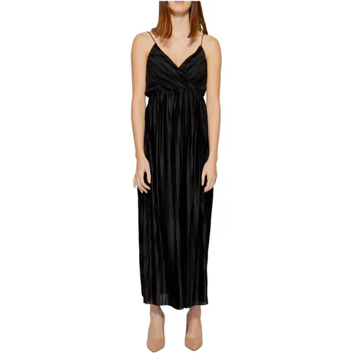 Maxi Wickelkleid Frühling/Sommer Kollektion , Damen, Größe: S - Only - Modalova