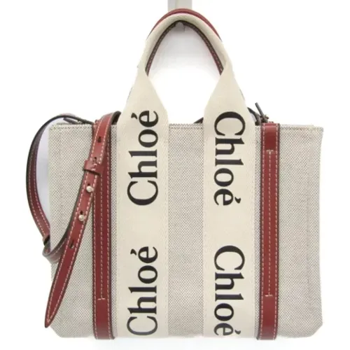 Pre-owned Canvas handbags , female, Sizes: ONE SIZE - Chloé Pre-owned - Modalova