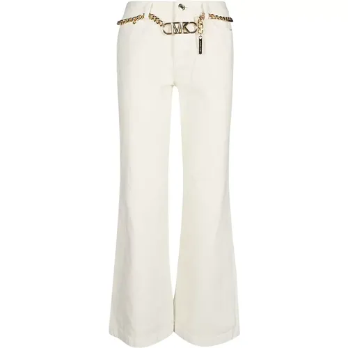 Flare Chain Belt Jeans , female, Sizes: XS, 2XS, S, 3XS - Michael Kors - Modalova