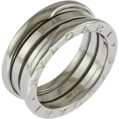 Pre-owned White Gold rings , female, Sizes: ONE SIZE - Bvlgari Vintage - Modalova