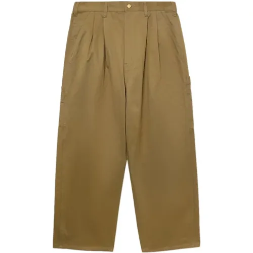 Cotton Trousers with Pleat Detailing , male, Sizes: S, M - Carhartt WIP - Modalova