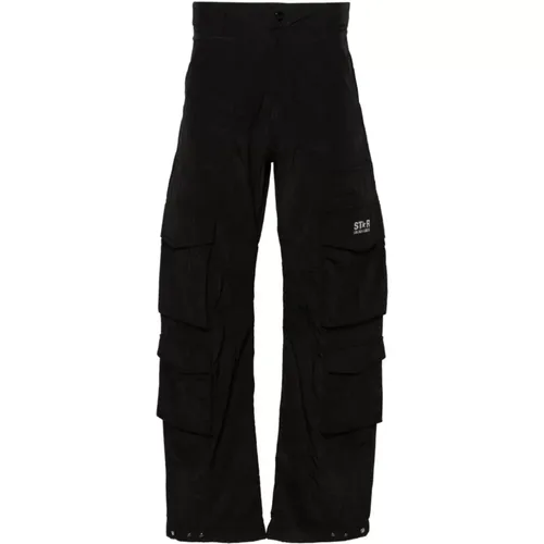 Mens Clothing Trousers Ss24 , male, Sizes: L, M, S - Golden Goose - Modalova