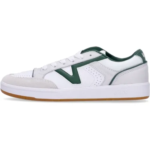 Grün/Weiß Court Sneakers , Herren, Größe: 44 1/2 EU - Vans - Modalova