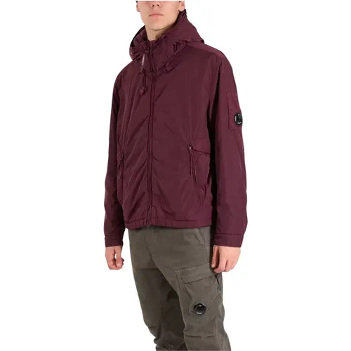 Nylon Chrome-R Jacke mit Reißverschluss , Herren, Größe: M - C.P. Company - Modalova