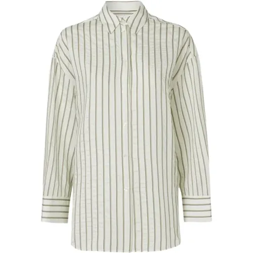 Marika striped shirt , female, Sizes: XS - Samsøe Samsøe - Modalova