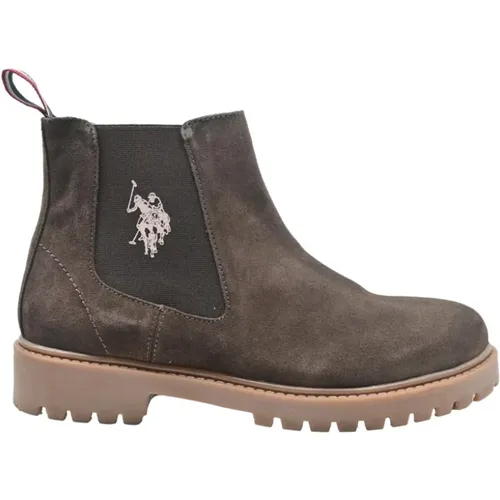 Dunkelbraune Stiefel | Stilvolle Stiefeletten - U.S. Polo Assn. - Modalova