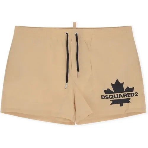 Maple Leaf Swimshorts Size: 48, colour: , male, Sizes: XL, M, L - Dsquared2 - Modalova