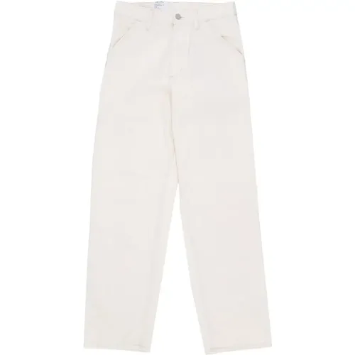 Rinsed Single Knee Pant , male, Sizes: W36 L34, W34 L34 - Carhartt WIP - Modalova