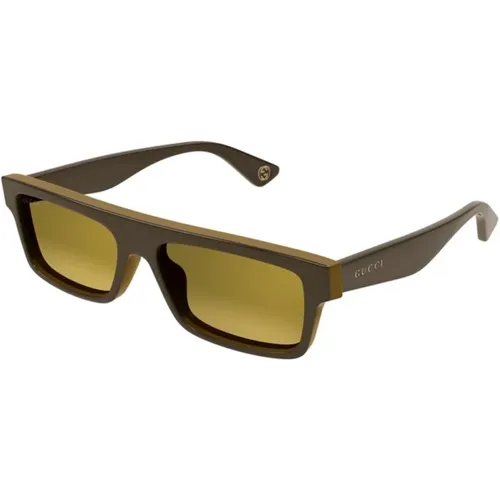 Gold Sunglasses Gg1616S 002 , male, Sizes: 57 MM - Gucci - Modalova