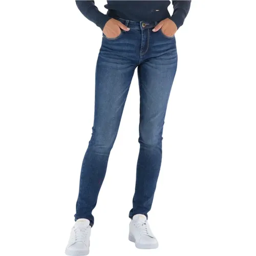 High-Waist Skinny Jeans , Damen, Größe: W27 - YES ZEE - Modalova
