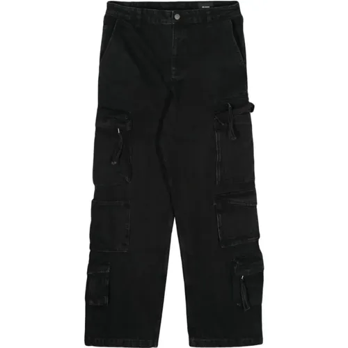 Schwarze Denim Cargo Jeans , Herren, Größe: W30 - Axel Arigato - Modalova