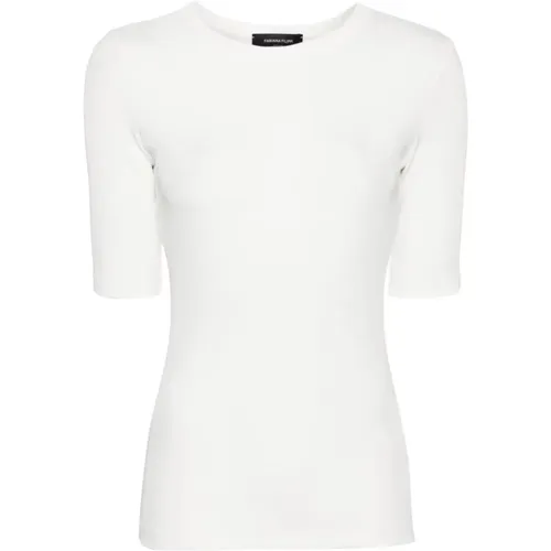 Weiße T-Shirts & Polos für Frauen , Damen, Größe: XS - Fabiana Filippi - Modalova