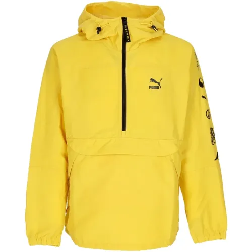 Windbreaker Anorak Jacke Sonnenstrahl Gelb - Puma - Modalova