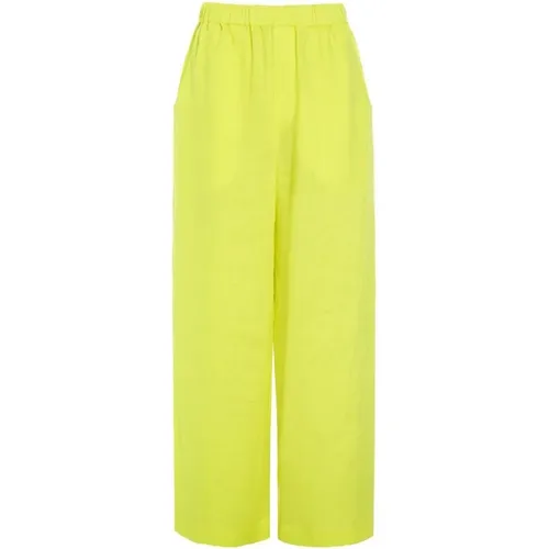 Airy Linen Trousers Fluorescent , female, Sizes: S, M, 2XL, XL - Bitte Kai Rand - Modalova