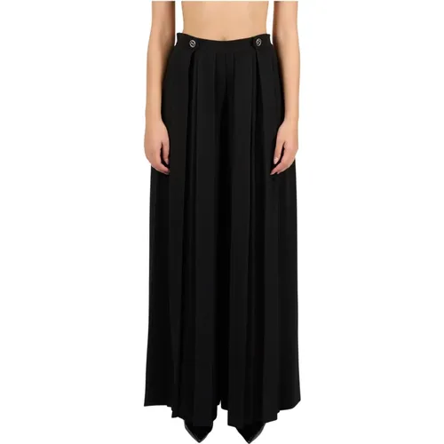 Wide Leg Crêpe Palazzo Pants , female, Sizes: M, XS, L, S - Twinset - Modalova