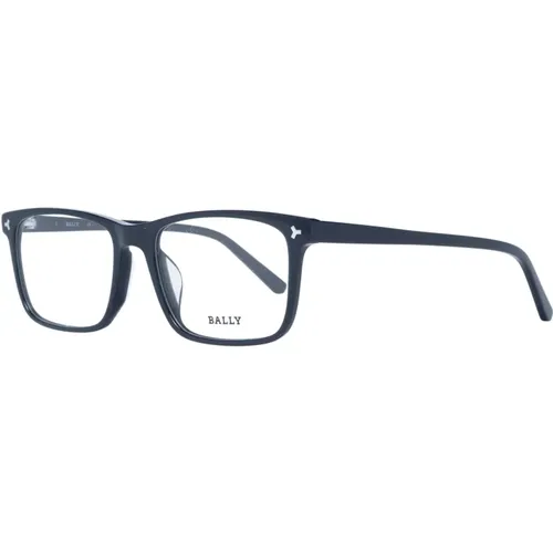 Schwarze Rechteckige Optische Kunststoffbrillen für Männer - Bally - Modalova