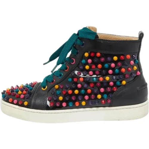 Pre-owned Leather sneakers , female, Sizes: 5 UK - Christian Louboutin Pre-owned - Modalova