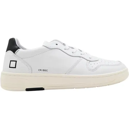 Court Basic Sneakers Weiß Schwarz , Damen, Größe: 36 EU - D.a.t.e. - Modalova