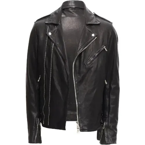 Pre-owned Leather outerwear , male, Sizes: S - Balmain Pre-owned - Modalova
