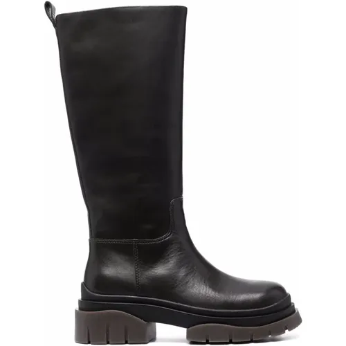 Mustang boots , female, Sizes: 5 UK, 7 UK - Ash - Modalova