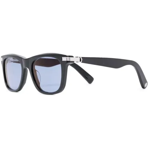 Ct0396S 004 Sunglasses,Moderne Rechteckige Sonnenbrillen,Schwarze Sonnenbrille mit Zubehör - Cartier - Modalova