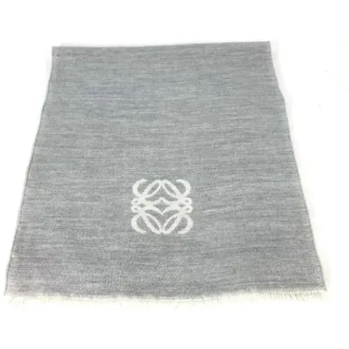 Pre-owned Wool scarves , female, Sizes: ONE SIZE - Loewe Pre-owned - Modalova