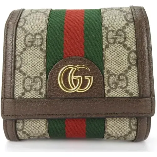 Pre-owned Canvas wallets , female, Sizes: ONE SIZE - Gucci Vintage - Modalova