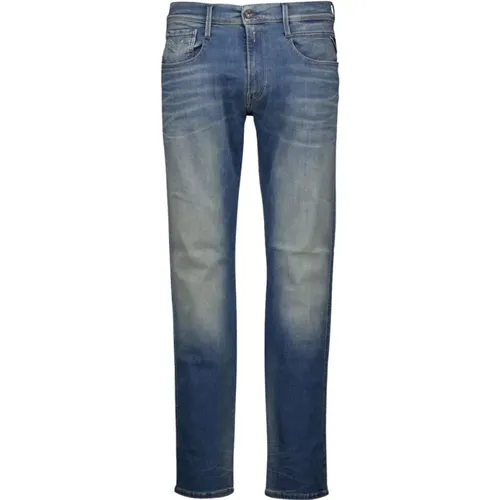 Jeans Stylish Model , male, Sizes: W32 L34, W30 L32, W34 L34, W36 L34, W34 L36, W30 L34 - Replay - Modalova