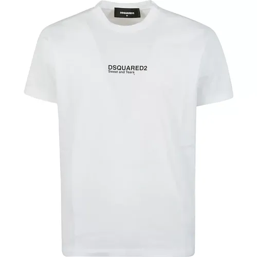Stylisches Mini Log Cool T-Shirt , Herren, Größe: 2XL - Dsquared2 - Modalova